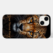 Coques Case-Mate iPhone Mosaic Cheetah Portrait (Verso (horizontal))