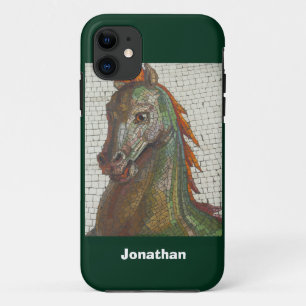 Etui iPhone Case-Mate Mosaic Horse, Green.