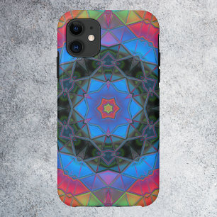 Case-Mate iPhone Case Mosaic Kaleidoscope Fleur arc en ciel