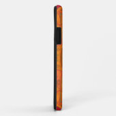 Coques Case-Mate iPhone Mosaic Kaleidoscope Fleur Rouge Orange et Noir (Dos/Droite)