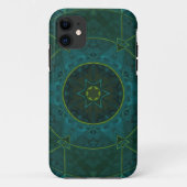Coques Case-Mate iPhone Mosaic Kaleidoscope Fleur Turquoise (Dos)