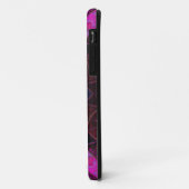 Coques Case-Mate iPhone Mosaic Kaleidoscope Fleur violet et rose (Dos/Gauche)