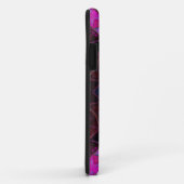 Coques Case-Mate iPhone Mosaic Kaleidoscope Fleur violet et rose (Dos/Droite)
