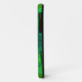 Coques Case-Mate iPhone Mosaic Kaleidoscope Vert Fleur (Dos/Gauche)
