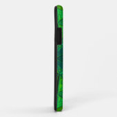 Coques Case-Mate iPhone Mosaic Kaleidoscope Vert Fleur (Dos/Droite)