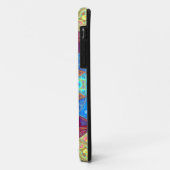 Coques Case-Mate iPhone Mosaic Mandala bleu rose et jaune (Dos/Gauche)