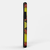 Coques Case-Mate iPhone Mosaic Mandala Fleur jaune vert rouge et noir (Dos/Droite)
