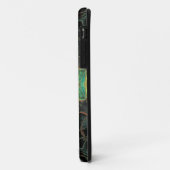 Coques Case-Mate iPhone Mosaic Mandala Fleur Rouge Jaune Vert et Noir (Dos/Gauche)