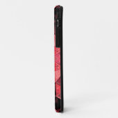 Coques Case-Mate iPhone Mosaic Mandala Flower rose et noir (Dos/Gauche)