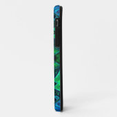 Coques Case-Mate iPhone Mosaic Mandala Vert et Bleu (Dos/Gauche)