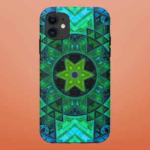 Case-Mate iPhone Case Mosaic Mandala Vert et Bleu