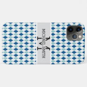 Coques Case-Mate iPhone Mosaic Modern Monogram #7 (Dos (Horizontal))