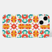 Coques Case-Mate iPhone Mosaic Motif Design géométrique élégant (Verso (horizontal))
