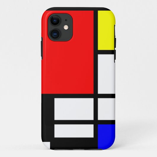Coques Case-Mate iPhone MOSAIC rectangles carré couleur I + vos idées (Dos)