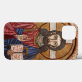 Coques Case-Mate iPhone Mosaïque ancienne de Jésus (Verso (horizontal))