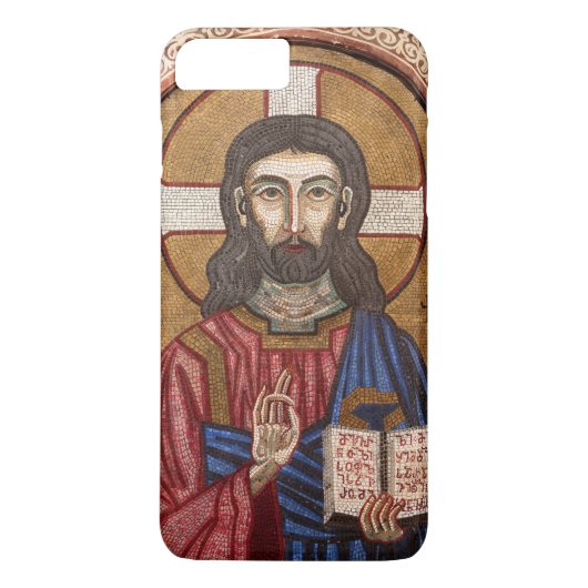 Coques Case-Mate iPhone Mosaïque ancienne de Jésus (Dos)