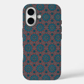 Coques Case-Mate iPhone Mosaïque ancienne modèle géométrique floral (Verso)