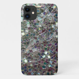 Coques Pour iPhone Mosaïque argentée aux couleurs éclatantes