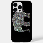 Coques Case-Mate iPhone Mosaïque argentée brillante (Verso)