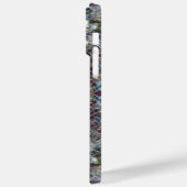 Coques Case-Mate iPhone Mosaïque argentée brune Mandala bling abstraite (Verso / Gauche)