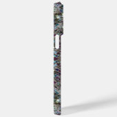 Coques Case-Mate iPhone Mosaïque argentée brune Mandala bling abstraite (Verso / Droite)