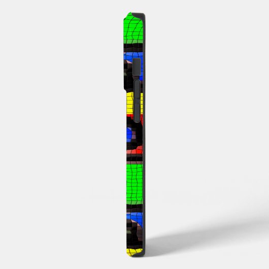 Coques Case-Mate iPhone Mosaïque artisanale, Peinture Barcelone Tilles (Verso / Gauche)