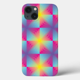 iPhone 13 Case Mosaïque carrée abstraite de vecteur