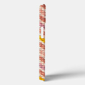 COQUES Case-Mate iPhone MOSAÏQUE CHEVRONS MONOGRAMME JAUNE ROSE BLANC GEMM (Verso / Droite)