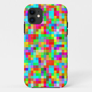 Coque Case-Mate Pour iPhone Mosaïque colorée lumineuse géniale de pixels