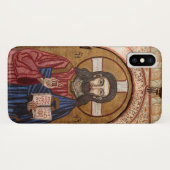 Coques Case-Mate iPhone Mosaïque de Jésus antique (Dos (Horizontal))