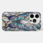Coques Case-Mate iPhone Mosaïque de papillon esthétique (Verso (horizontal))