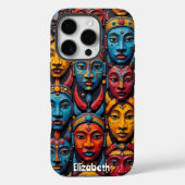 Coques Case-Mate iPhone Mosaïque des expressions (Verso)