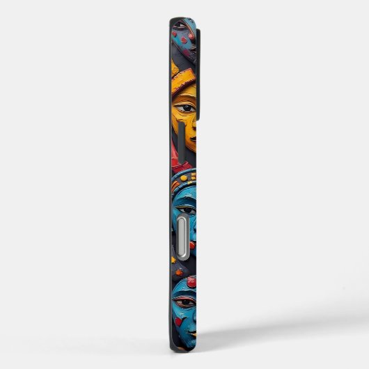 Coques Case-Mate iPhone Mosaïque des expressions (Verso / Droite)