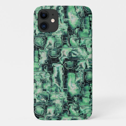 Coques Case-Mate iPhone Mosaïque d'image abstraite rustique sculptée dans (Dos)