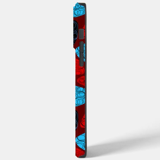 Coques Case-Mate iPhone Mosaïque du cercle atomique (Verso / Gauche)