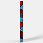 Coques Case-Mate iPhone Mosaïque du cercle atomique (Verso / Droite)