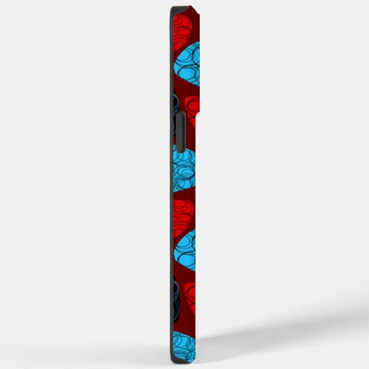 Coques Case-Mate iPhone Mosaïque du cercle atomique (Verso / Droite)