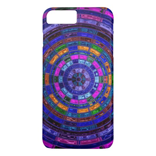 Coques Case-Mate iPhone Mosaïque en verre tendu Abstrait #3 (Dos)