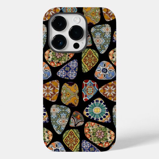 Coques Case-Mate iPhone Mosaïque espagnole et mexicaine (Verso)