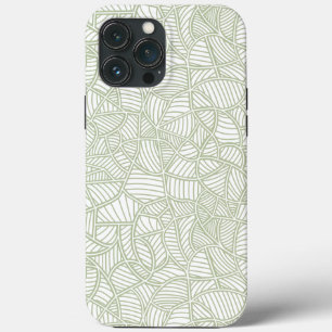 Case-Mate iPhone Case Mosaïque feuille aléatoire vert pâle