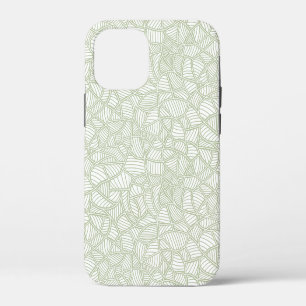 Case-Mate iPhone Case Mosaïque feuille aléatoire vert pâle