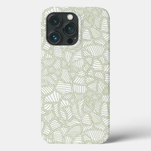 Case-Mate iPhone Case Mosaïque feuille aléatoire vert pâle