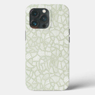 Case-Mate iPhone Case Mosaïque feuille aléatoire vert pâle