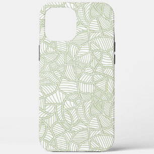 Case-Mate iPhone Case Mosaïque feuille aléatoire vert pâle