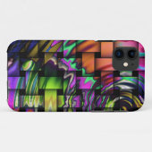 Coques Case-Mate iPhone Mosaïque funky (Dos (Horizontal))