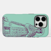 Coques Case-Mate iPhone mosaïque grecque de sainte Agnès de Rome (Verso (horizontal))