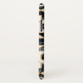 Coques Case-Mate iPhone Mosaïque marocaine noire et Marbre blanc (Dos/Droite)