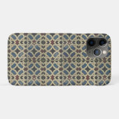 Coques Case-Mate iPhone Mosaïque méditerranéenne bleu vert (Dos (Horizontal))