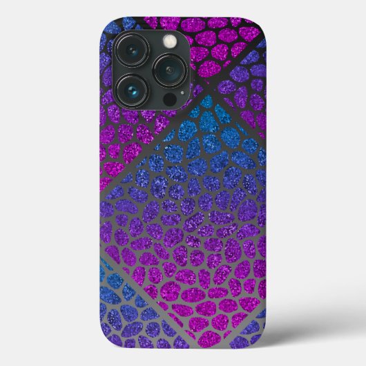 Coques Case-Mate iPhone Mosaïque moderne Conception asymétrique (Verso)