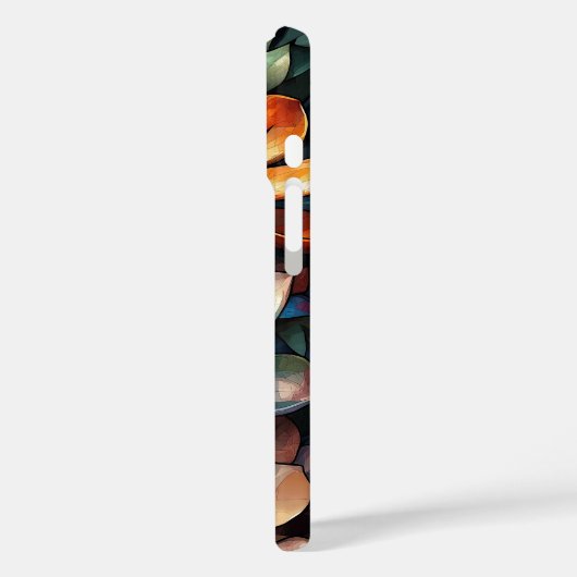 Coques Case-Mate iPhone Mosaïque pétale (Verso / Gauche)